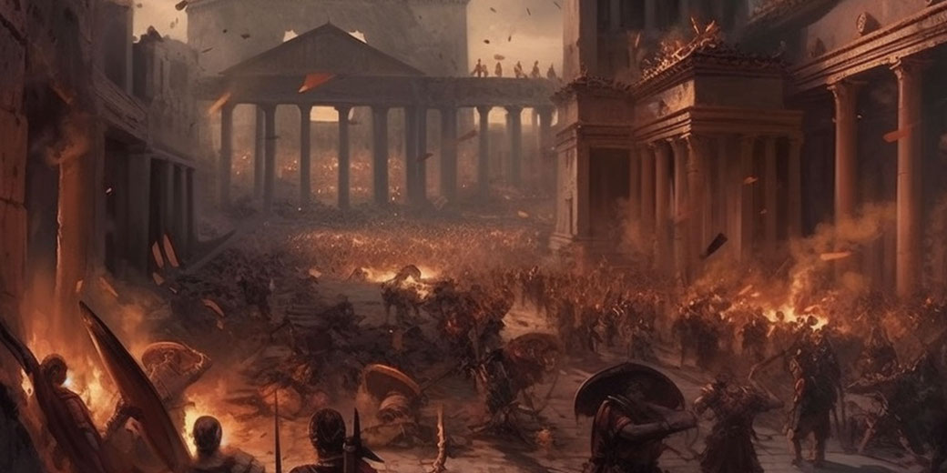 The fall of Rome