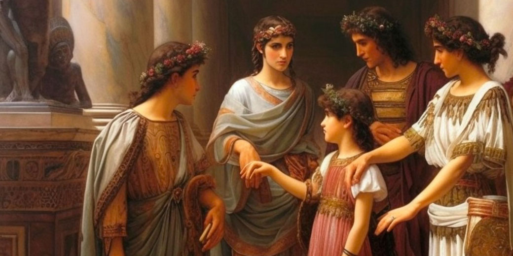 Ancient Roman women and girls