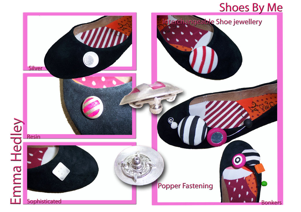 interchangeable shoe poppers by Emma Hedley for final degree show 2007