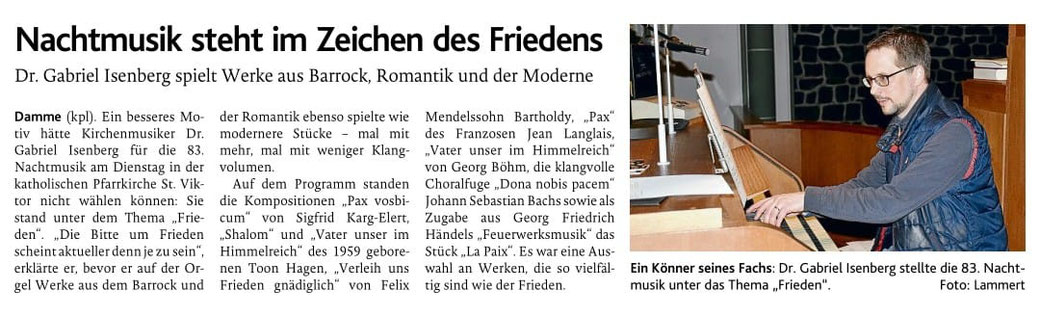 Oldenburgische Volkszeitung, 27.01.2022