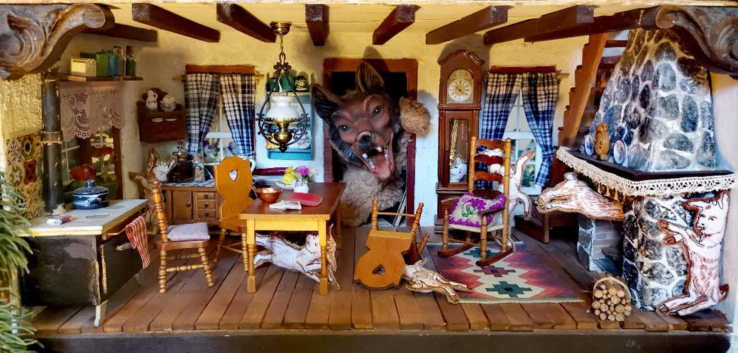 Der Wolf und die sieben Geißlein Puppenhaus
