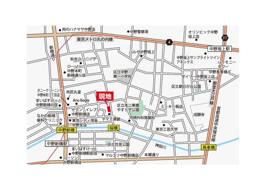 パルゼ立川錦町アクセスマップ