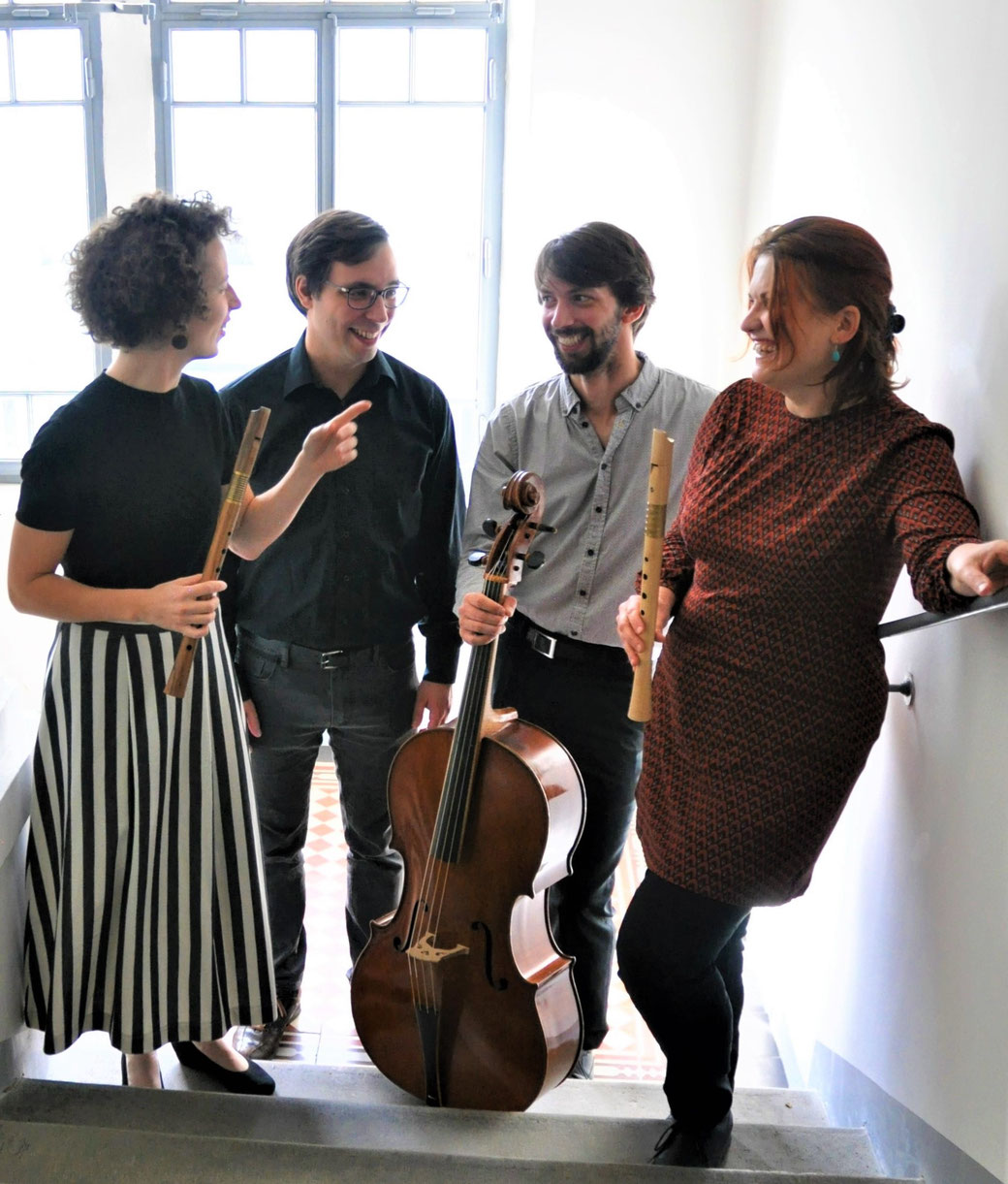 DAL CUORE anno 2021: Angelika Hörmann, Josef Gasser, Lorenz Haller, Irene Brantner; Foto: Marianne Grötz