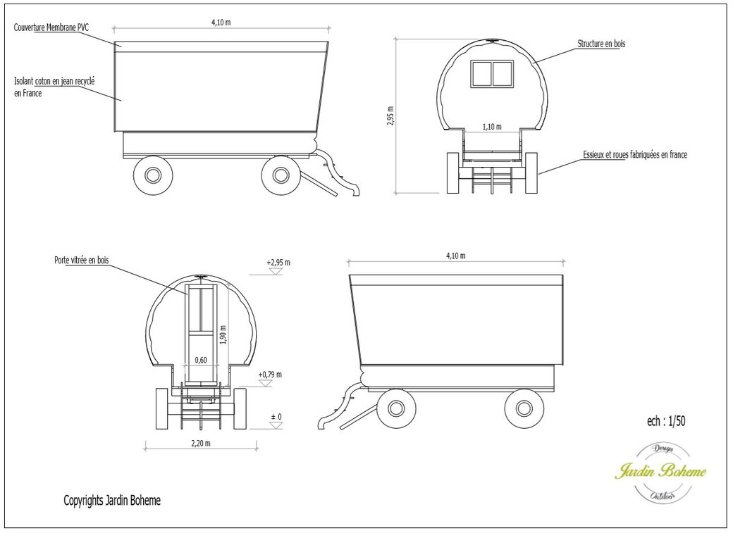 roulotte en bois