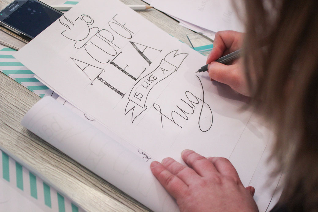Workshop Handlettering bij Lettertantes in Lisse