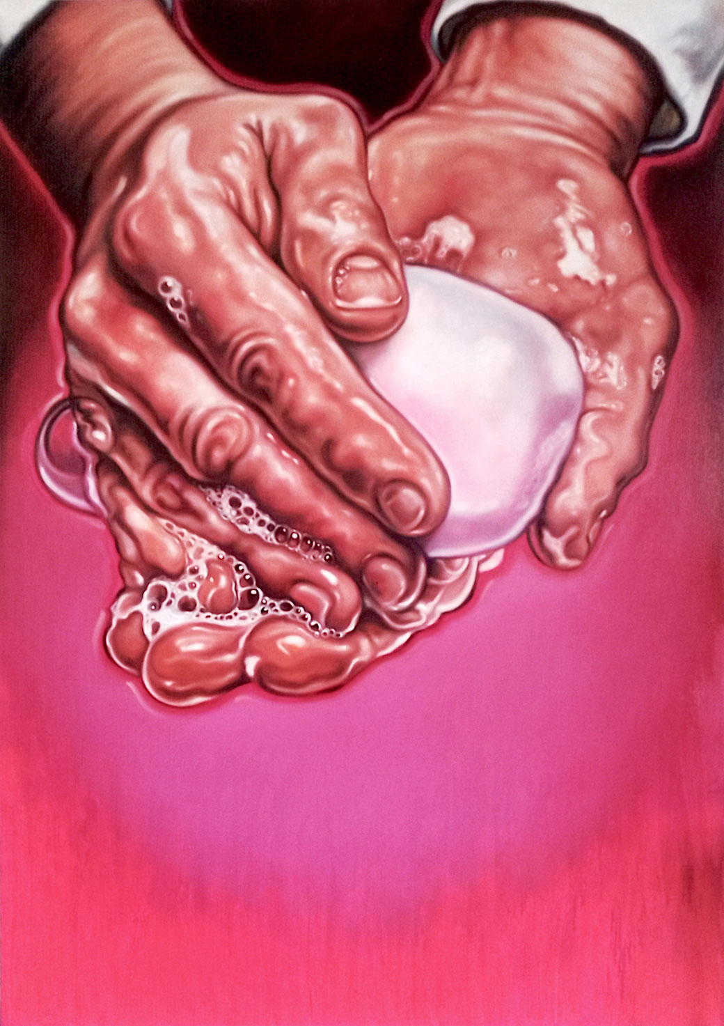 Daily Soap, Oil on Linen, 173 x 127 cm, 2025