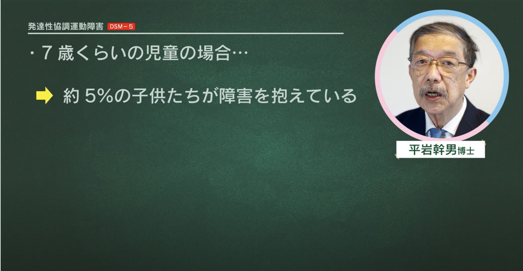 約５%の子どもたちが障害を抱えています。