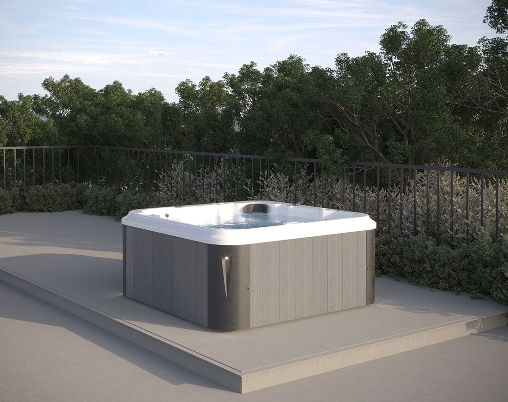 Whirlpool auf der Terrasse