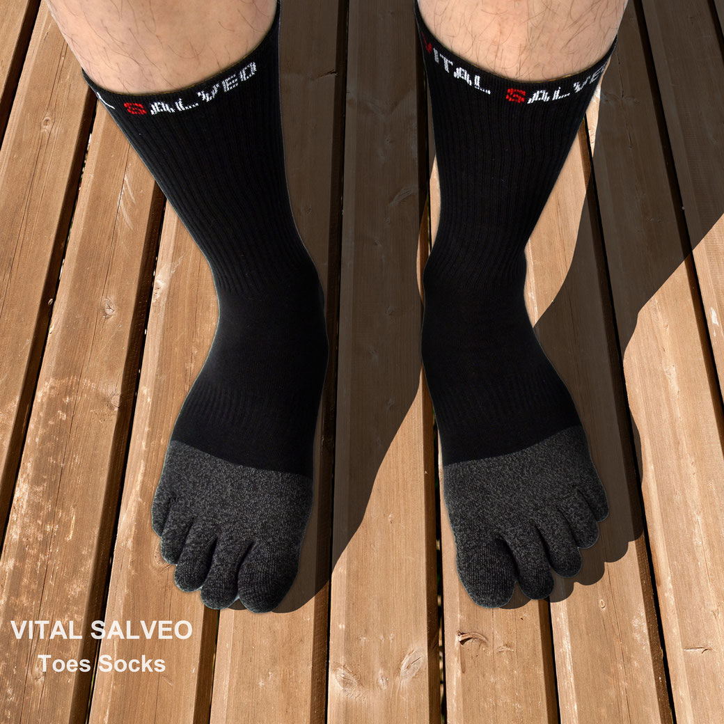 Toes Athletic Crew Socks