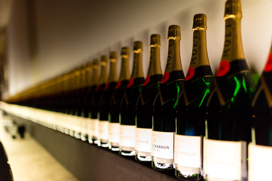 Moet & chandon Bar bei den Grand Scores