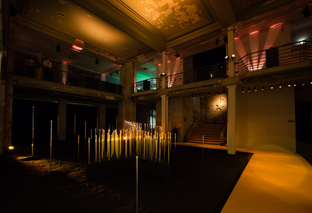 Lichtinstallation bei den Grand Scores
