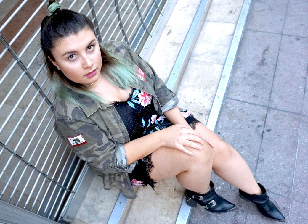 CHEMISE CAMO ROBE NUISETTE BOTTINES NOHOLITA JEFFREY CAMPBELL NASTYGAL