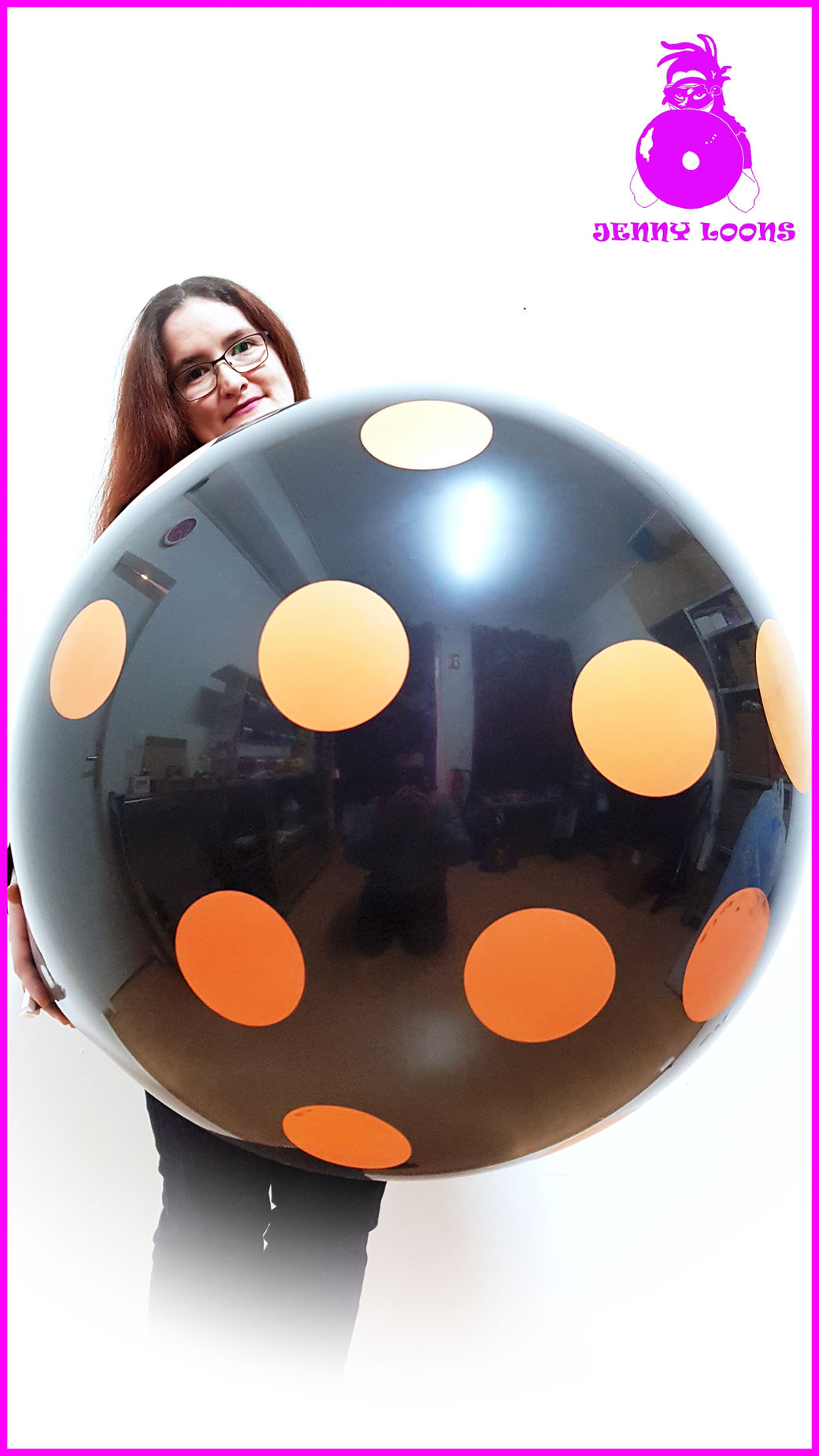 CATTEX 32" 80cm Riesenballon Punkte Dots Giant Balloons Gold