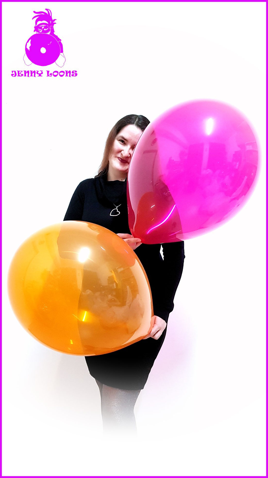 Qualatex Luftballon Ballon Kristall Crystal 16inch 40cm Looner pink orange purple Balloon Balloons