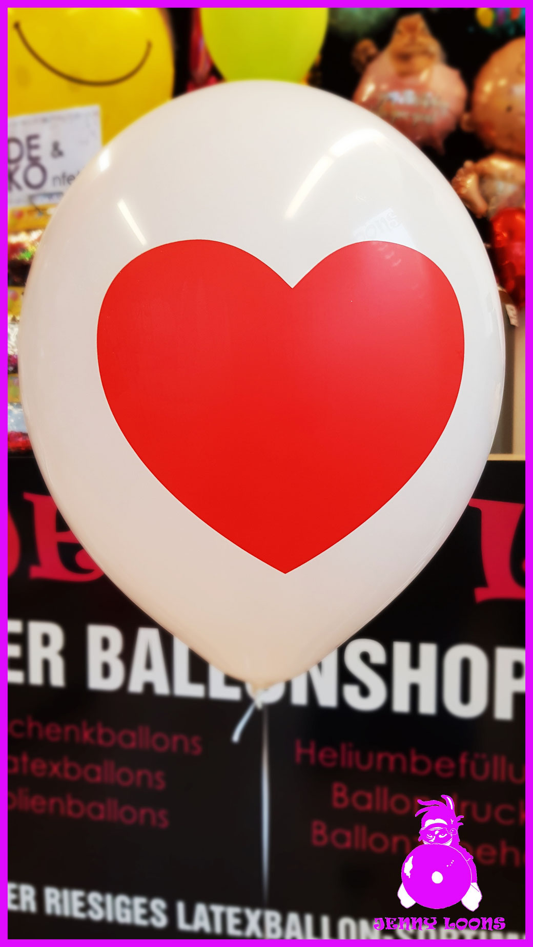 TUFTEX 17" Heart herz Luftballon Balloon