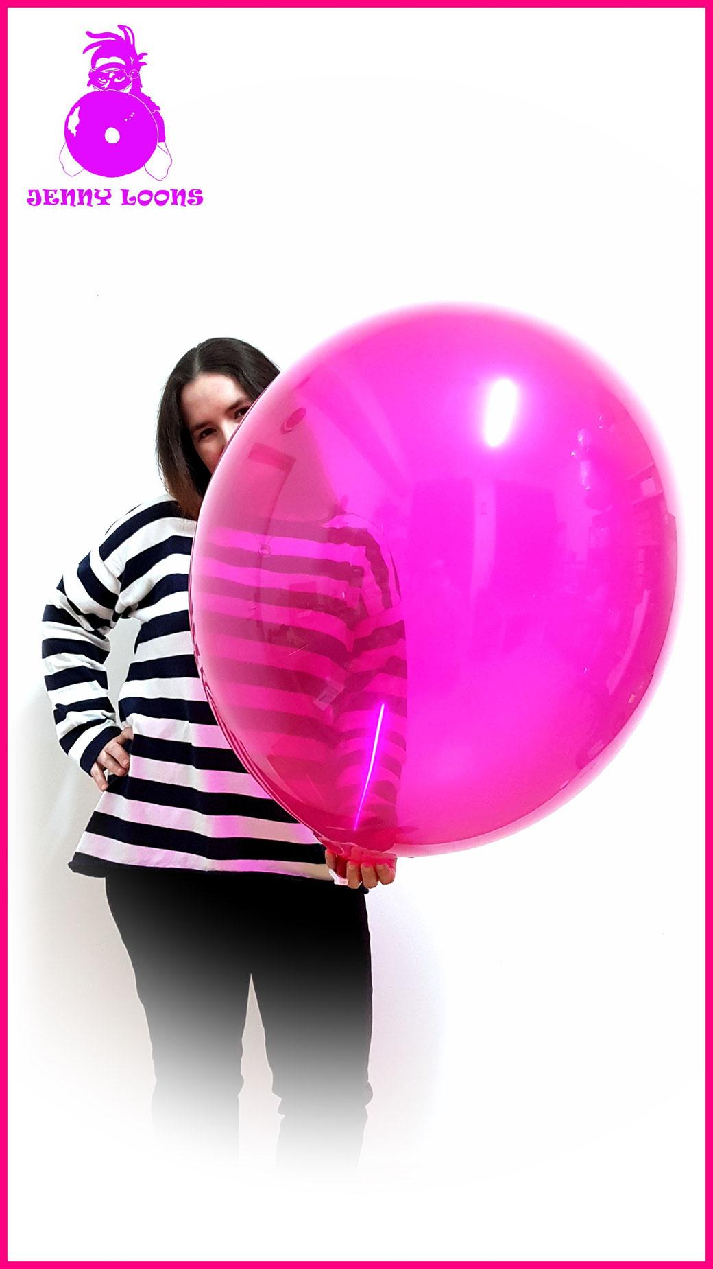 TUFTEX TUF-TEX Luftballons Riesenballons Ballons Balloons 24inch 24" 60cm Riese Giant Looner Kristall Crystal pink colors fun party Hameln Ballonshop Heliumballons