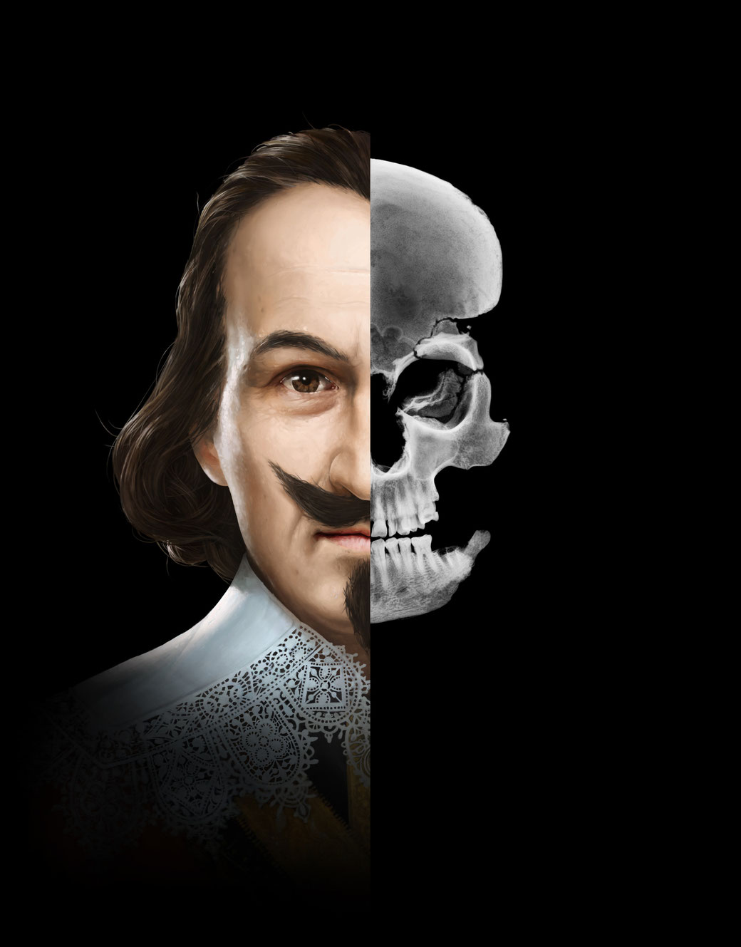 Gesichtsrekonstruktion von Jörg Jenatsch © Michael Stünzi