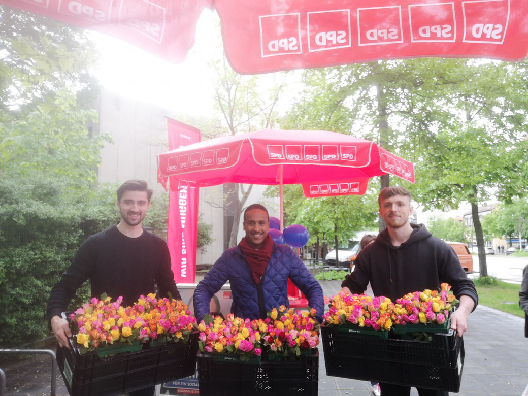 Von links nach rechts: Kevin Kienle, Nasser Ahmed, Yannick Hauck