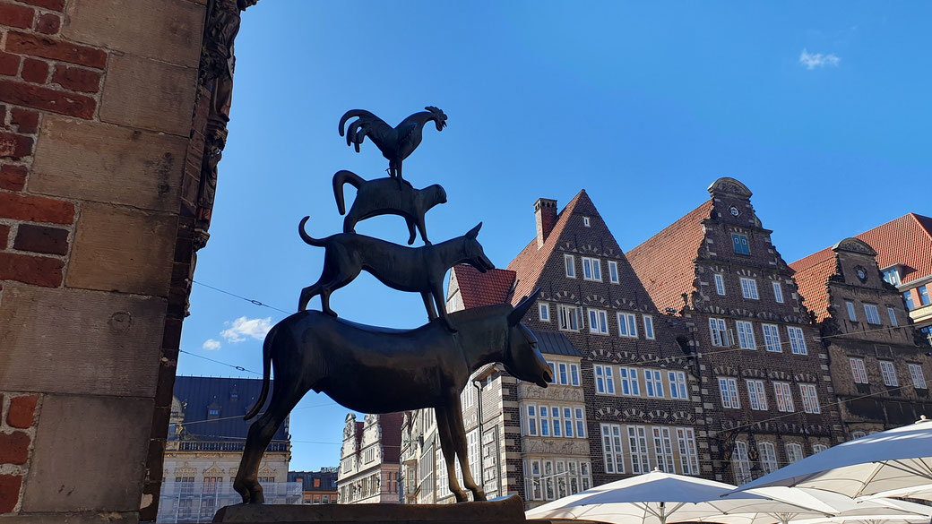 Die Bremer Stadtmusikanten...