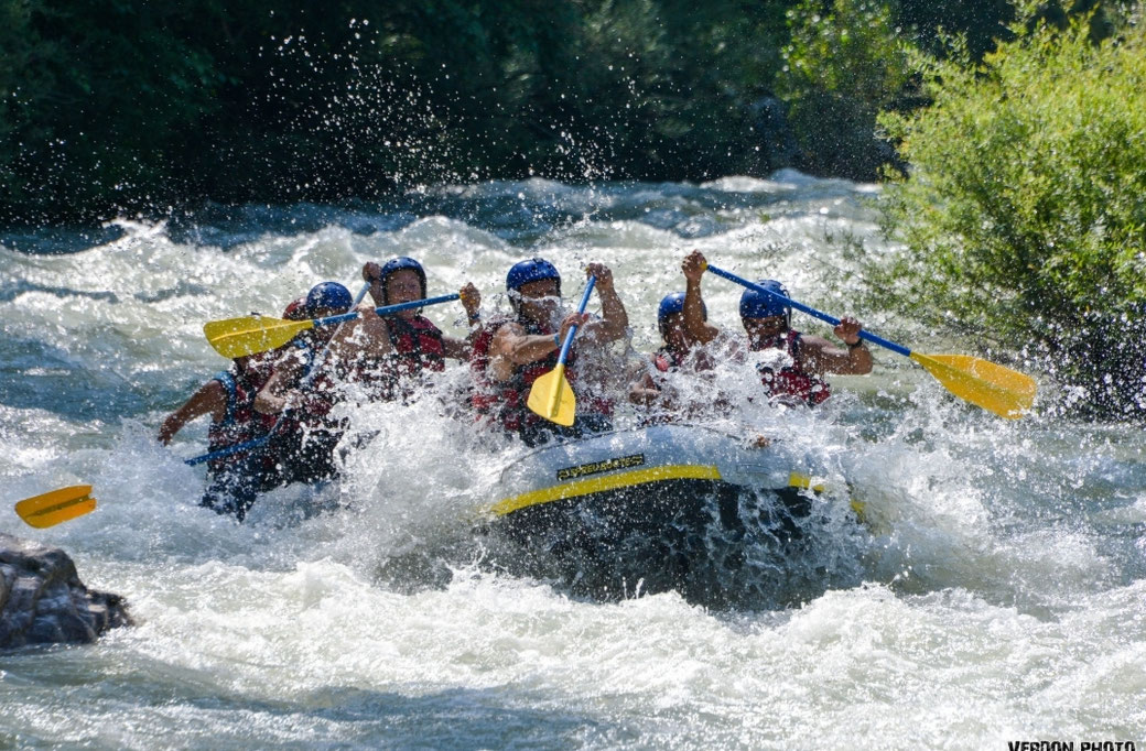 Rafting pres de Marseille