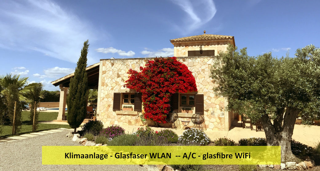 Ferienhaus rental villa chalet holiday home Finca Can Llop Mallorca #fincacanllop Fincaferien