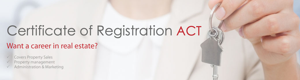 Certificate of registration banner