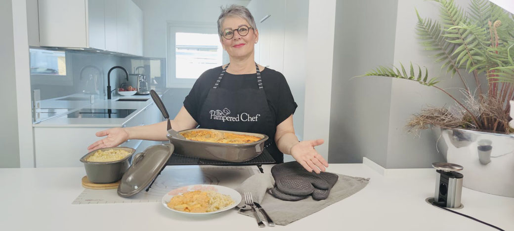 Ein komplettes Menü aus dem Backofen mit Pampered Chef