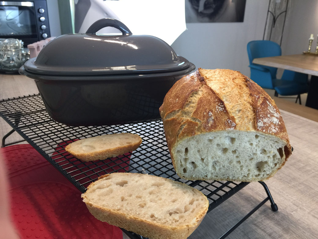 Ein wunderbares italienisches Landbrot gebacken im kleinen Zaubermeister Lily von Pamperedchef. Eine Rezeptidee von Martina Ziehl