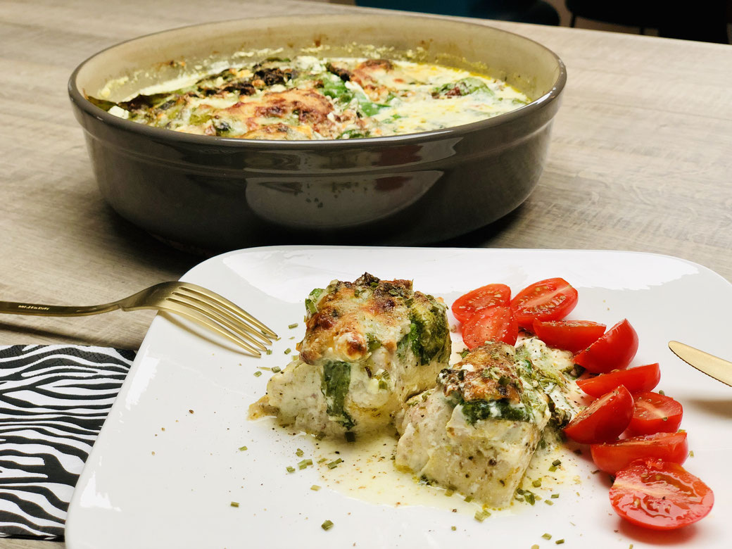 Toskanisches Knoblauch-Huhn aus der Stoneware von Pampered Chef ...