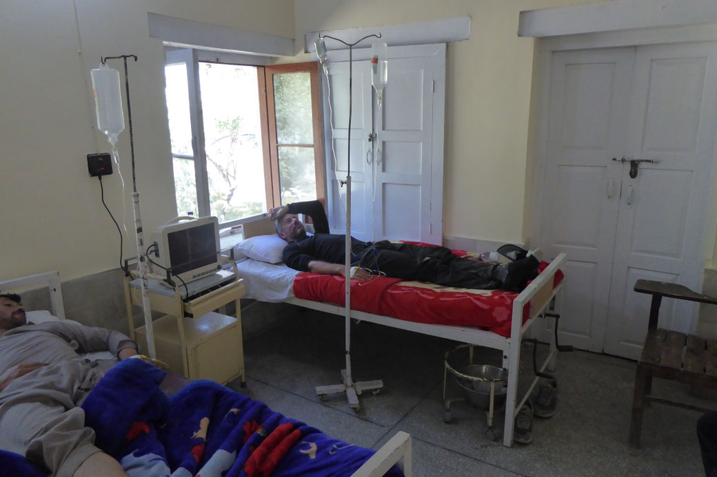 Davide as patient in Ishkoman hospital