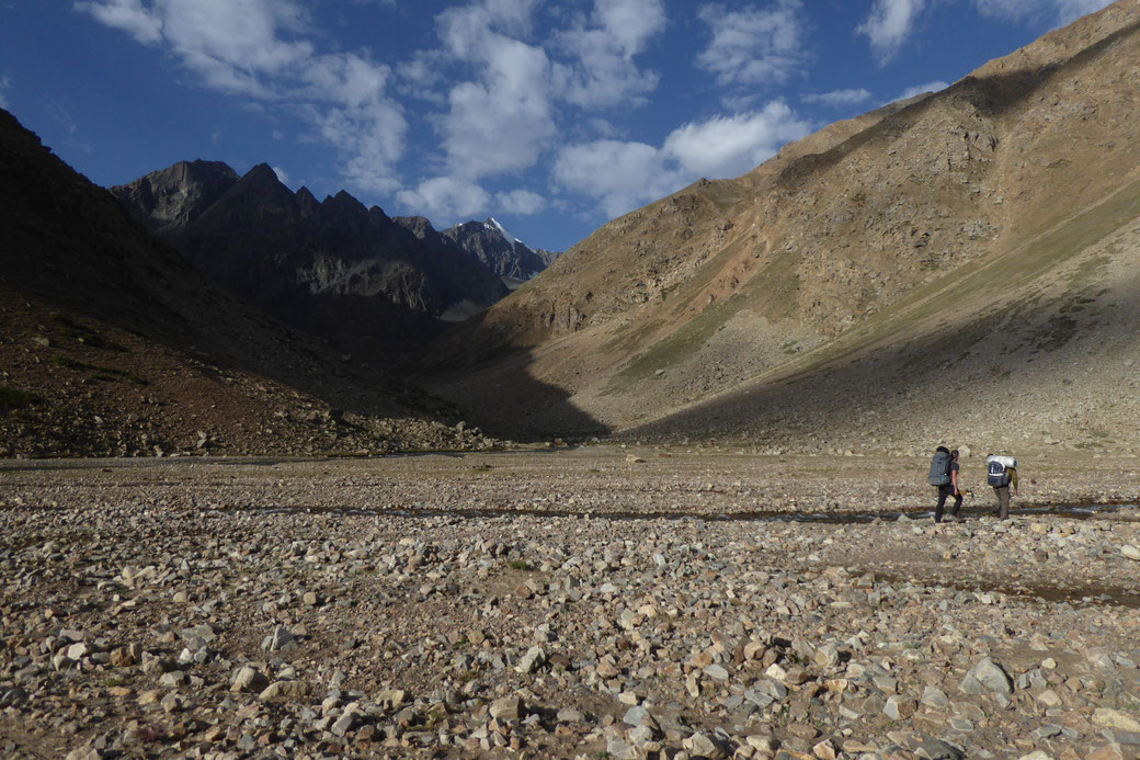 On route to high camp