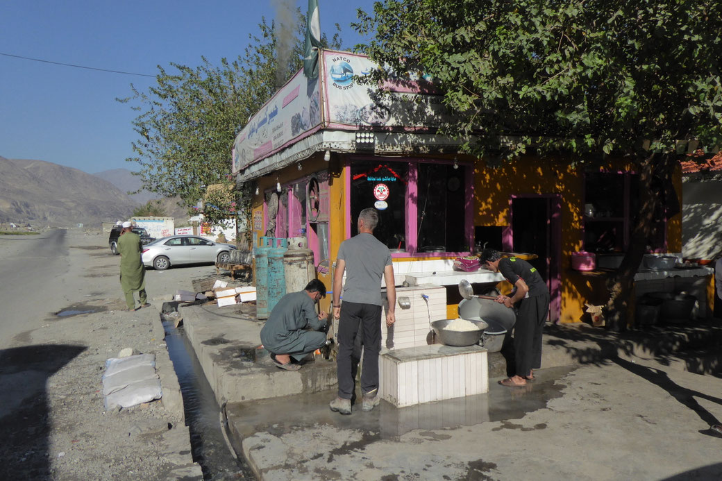 Tea stop on the way from Gilgit to Islamabad