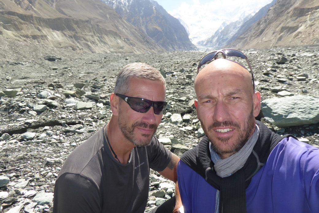 The dudes on the glacier