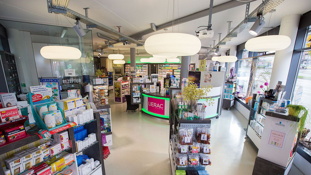 Kastanien Apotheke Verkaufsraum Überblick