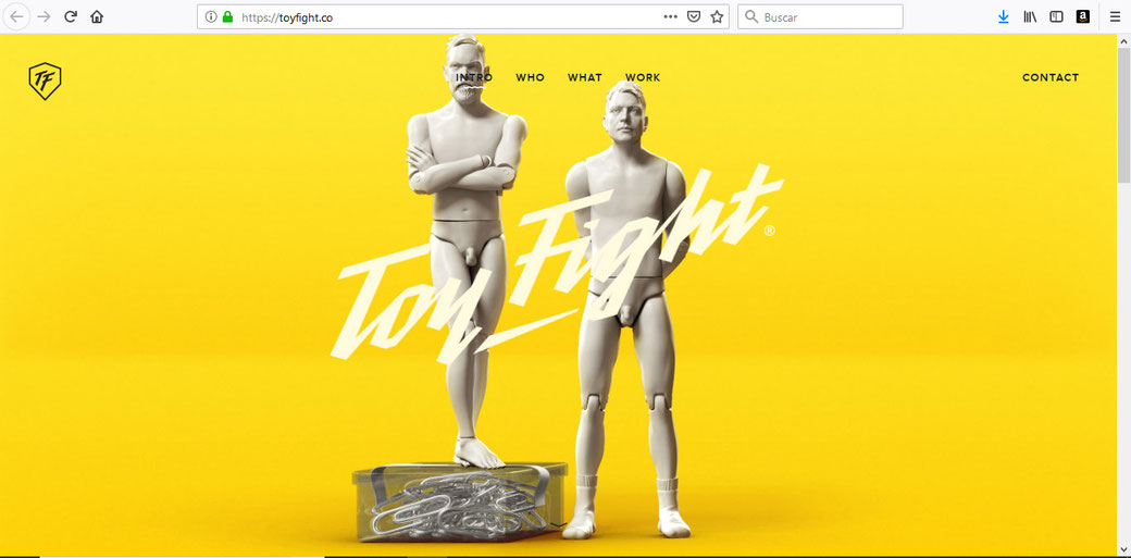 Sitio Web de Toy Fight.