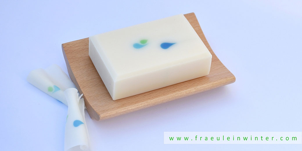 Droplets (made with a funnel) | Handmade Soap by Fraeulein Winter