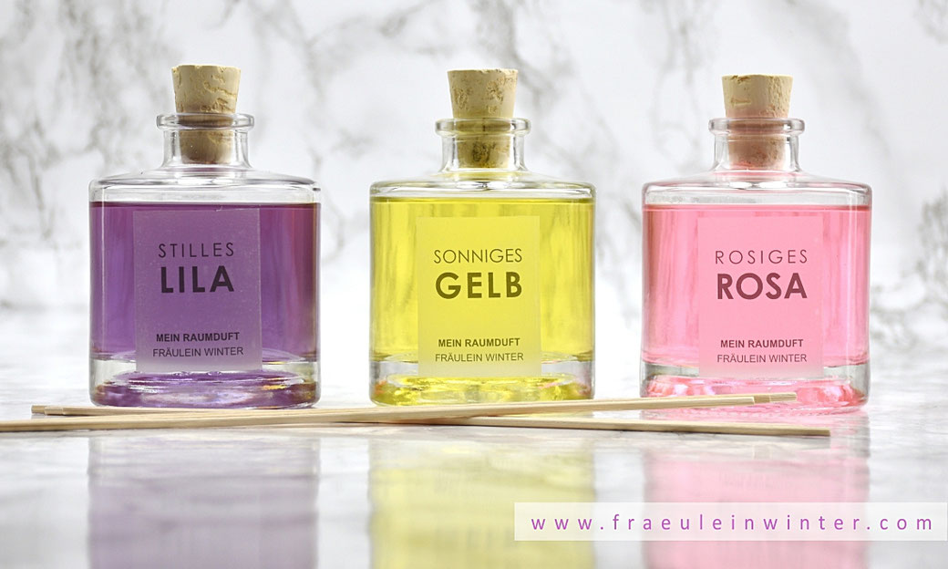 DIY Home Fragrance - Reed diffuser | Fräulein Winter