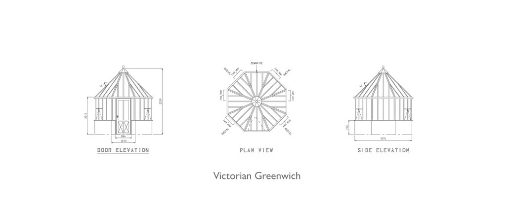Gewächshaus Victorian Paxton von HArtley Botanic