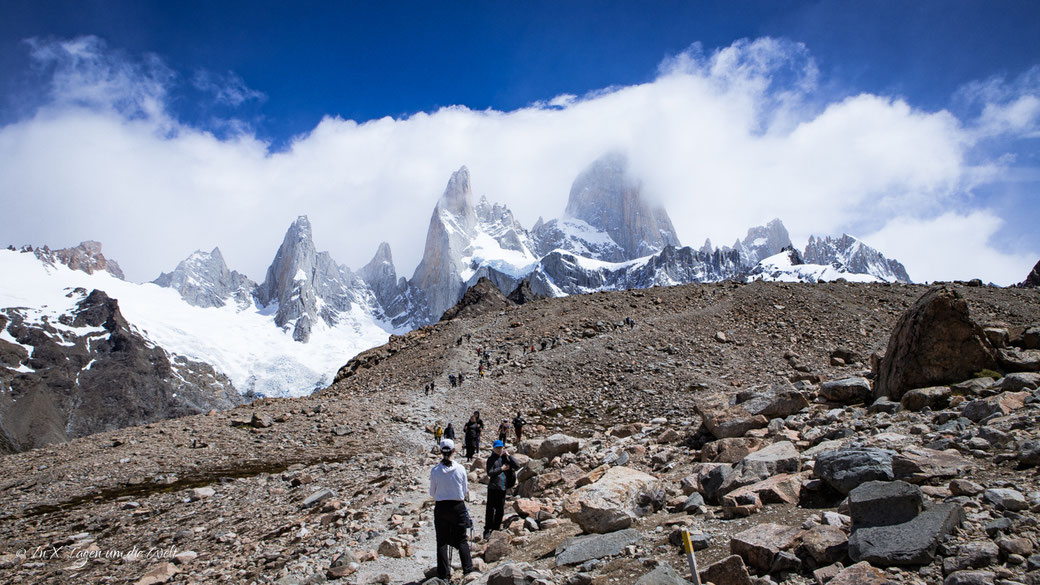 Wanderung Fitz Roy Laguna de los Tres ab Rio Electrico