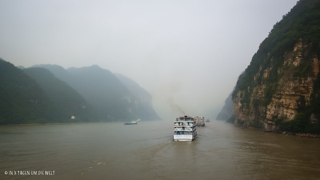 3 Schluchten Staudamm Jangtsekiang