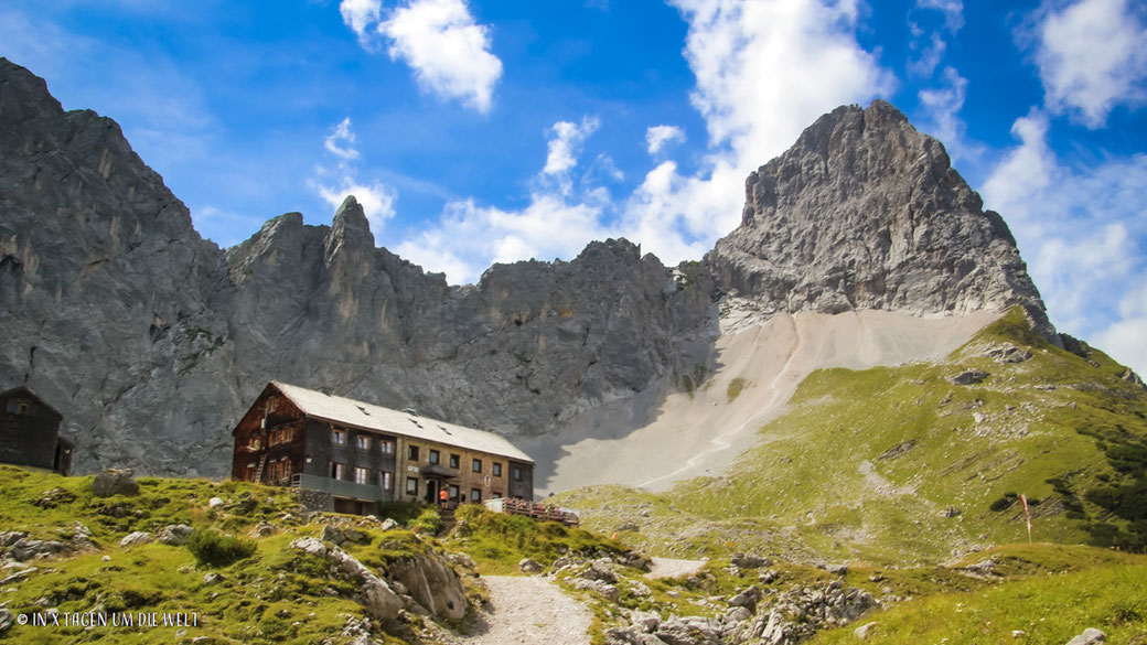 Aufstieg zur Lamsenjochhütte