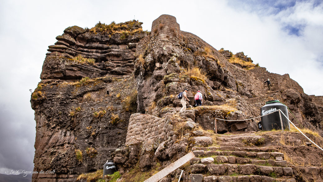 Waqurapukara Inkafestung Cusco Peru
