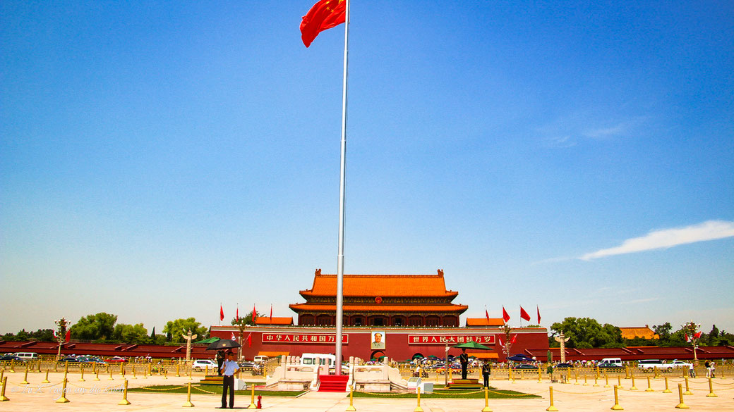 Peking Sehenswürdigkeiten Tiananmen Platz