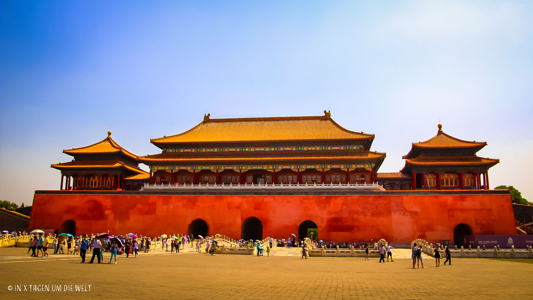 Peking Sehenswürdigkeiten Verbotene Stadt