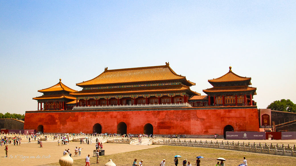 Peking Sehenswürdigkeiten Verbotene Stadt