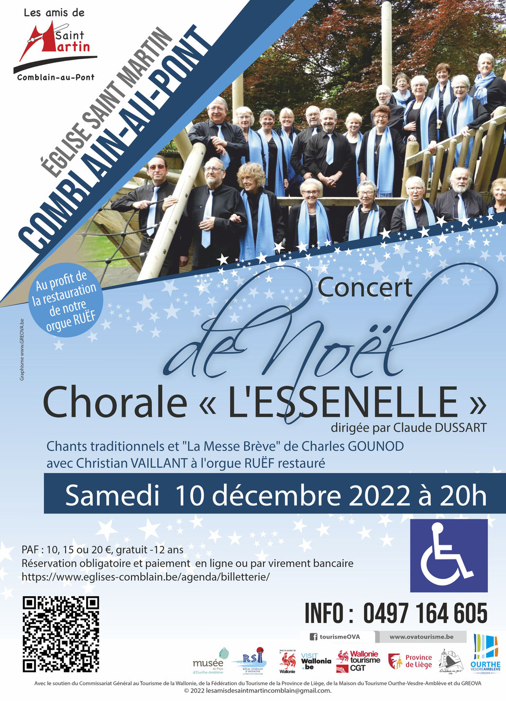 La chorale L'ESSENELLE au festival de chorales de Aarschoot en juin 2022
