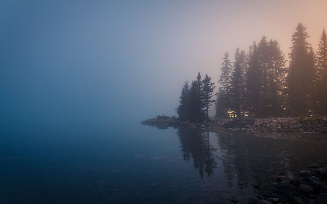landscape photography sicart canada banff lake louise rocky mountains alberta fog