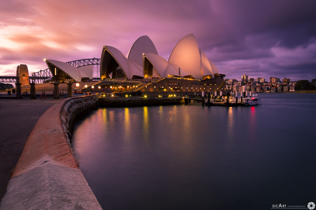 landscape photography sicart opera house sydney australia harbour bridge