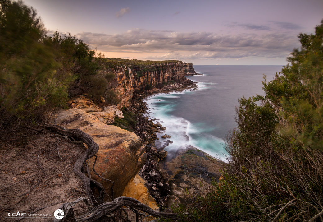 landscape photography sicart north head manly cliff sydney