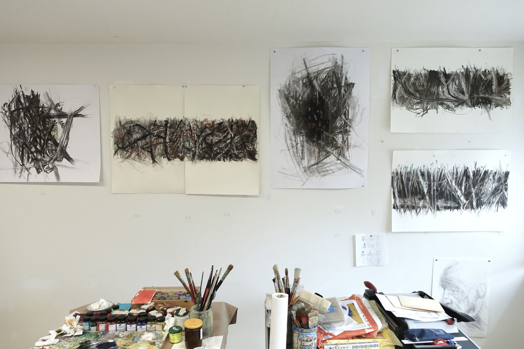 Variationen zu : Wildwuchs. Atelieransicht 2025